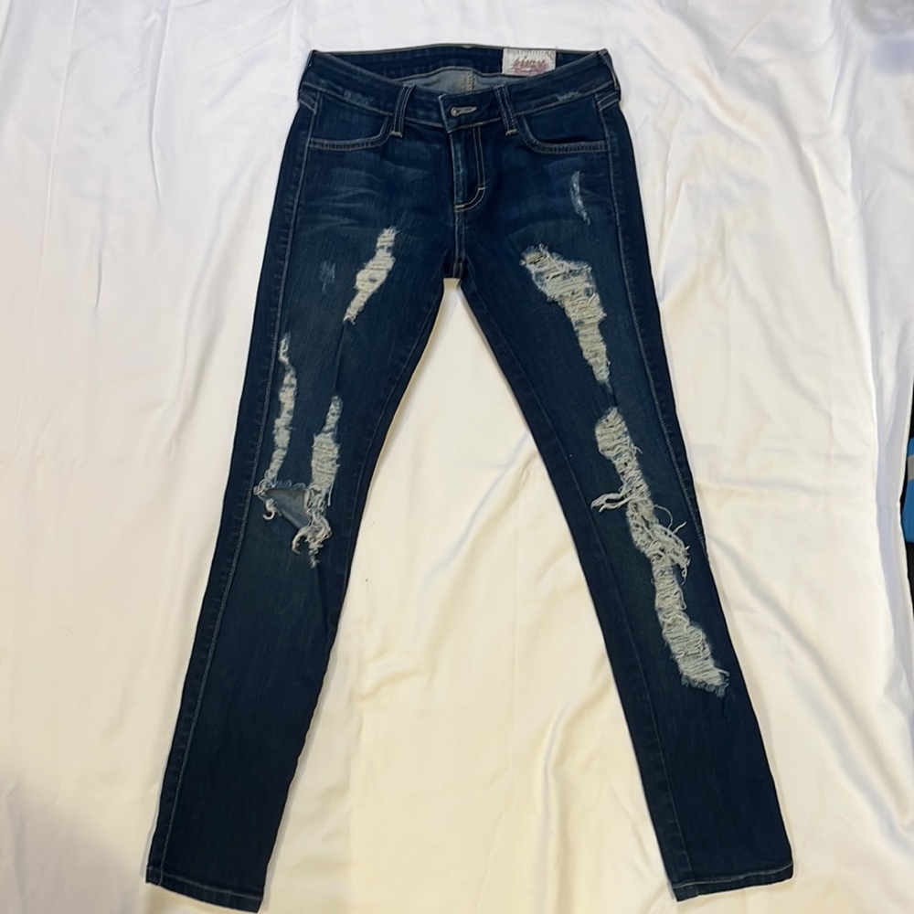 Siwy Hannah slim fit ankle cropped distress jeans